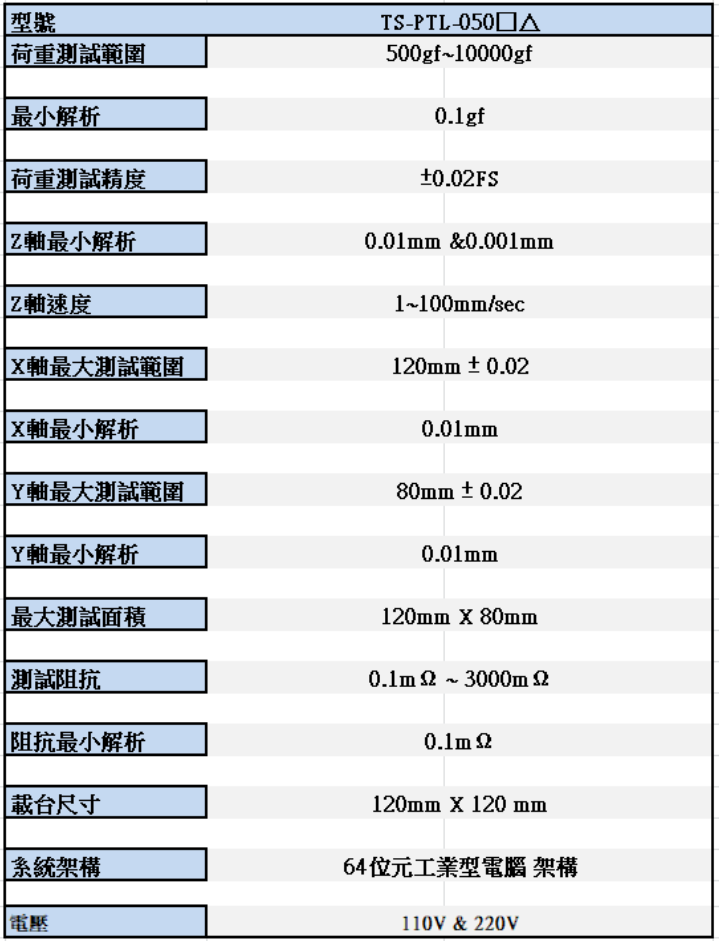 彈簧連接器探針試驗機